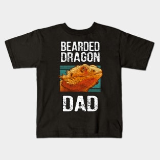 Bearded dragon dad Kids T-Shirt